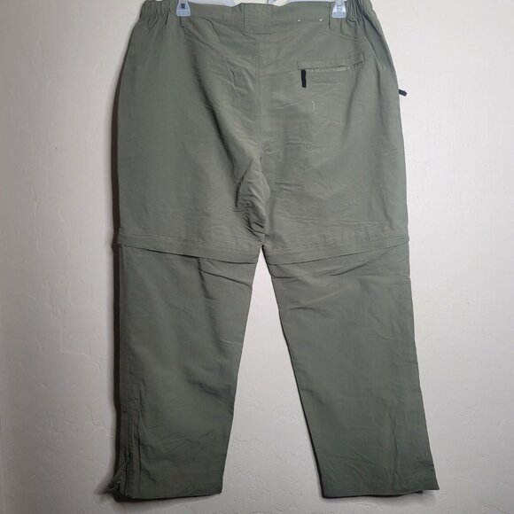 World Wide Sport Mens Convertable Pants Shorts XL 40.5 x 29.5 x 13 OD Green - Picture 3 of 10